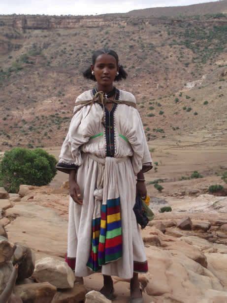 Ethiopian Woman In The Traditional Orthodox Dress Also White Is The