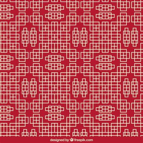Chinese Geometric Pattern Vector Free Download
