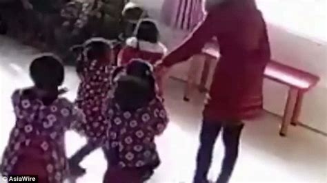 Chinese Nursery Teacher Fired After She Is Caught Slapping Students