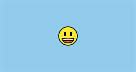 😃 Grinning Face With Big Eyes Emoji On Openmoji 140