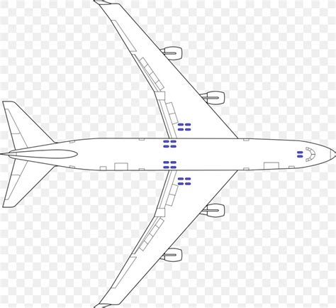 Boeing 747 Airliner Drawing Aviation High Lift Device Png 1117x1024px