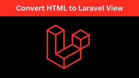 Laravel Khmer Tutorial Convert Html To Laravel View Youtube
