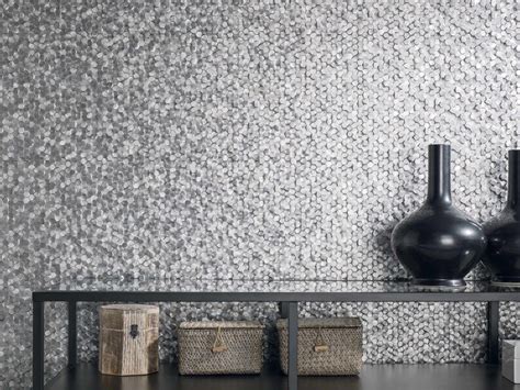 47 Unique Metallic Tiles Decortez Metal Tile Stone Tile Wall