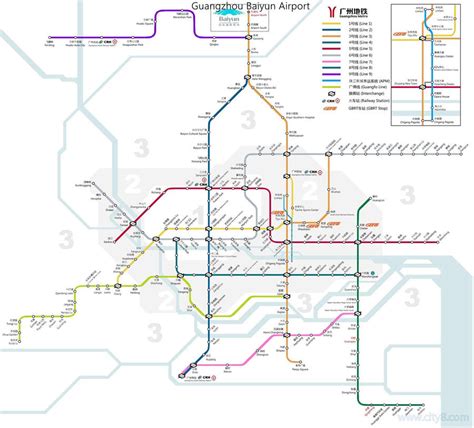 Guangzhou Metro Map English