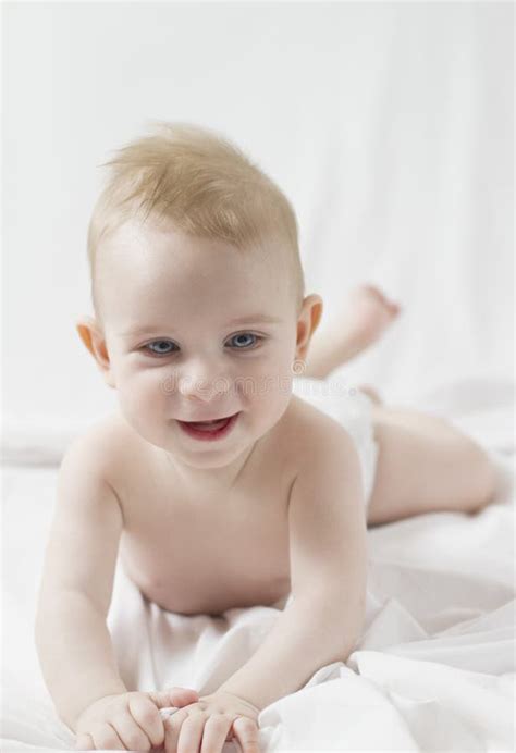 Beautiful Baby Boy Portrait Stock Photo Image Of Blond Child 29359290