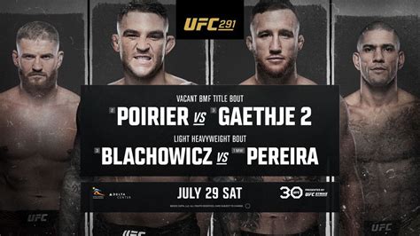 How To Watch Ufc 291 Date Time Fight Card And Free Live Stream