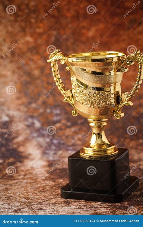 Isolated Shot Of Trophy Replica Stock Photo Image Of Competition