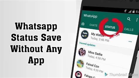 Another great feature of this app is that you can download the pictures and videos of statuses uploaded by other contacts. WhatsApp Status Download Without Any App |[Whatsapp Status ...