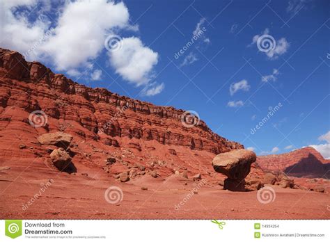 The Desert Of Red Sandstone Stock Photo Image Of Famous Park 14934254