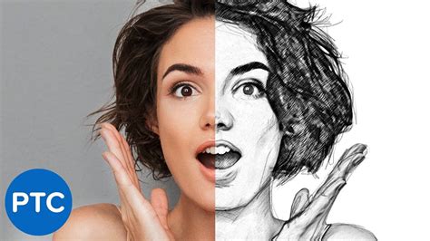 5 EASY Steps to Create a REALISTIC Line Drawing From a Photo In