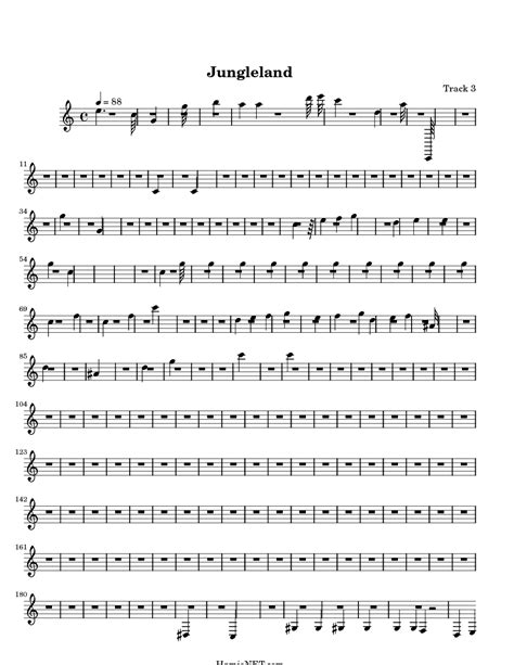 Jungleland Sheet Music Jungleland Score HamieNET Com