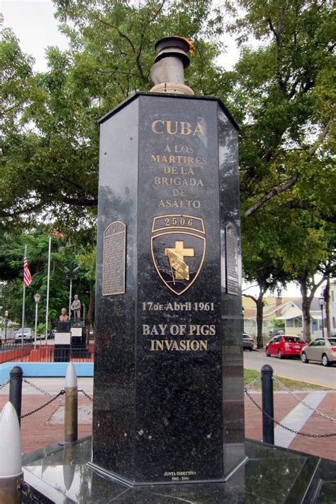 Miami Little Havana Cuban Memorial Plaza Bay Of Pigs Flickr