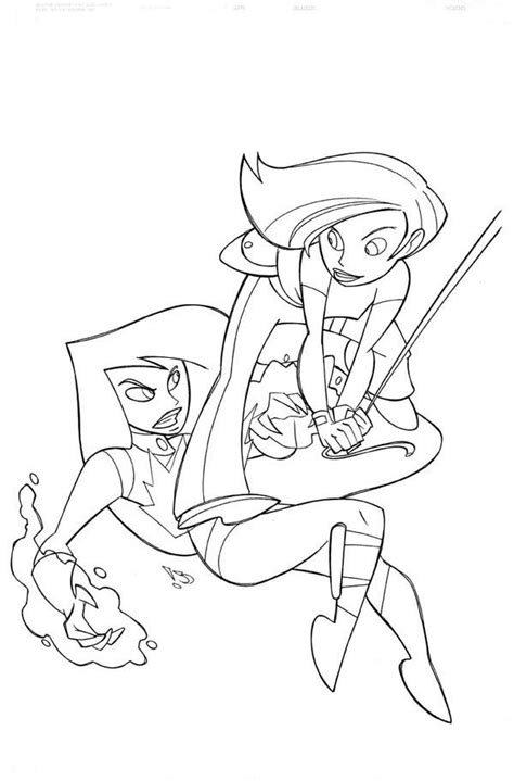 Kim Possible Coloring Book Coloring Pages