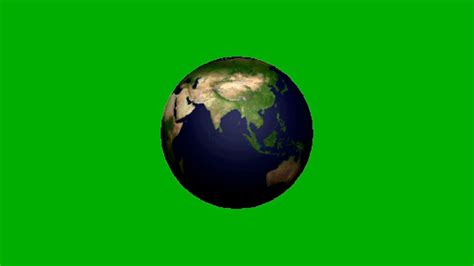 Earth Rotation Free Green Screen Video Youtube