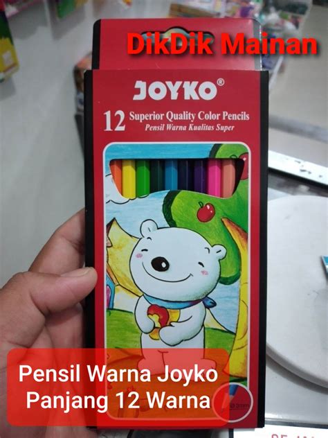 Pensil Warna Joyko Panjang 12 Warna Lazada Indonesia