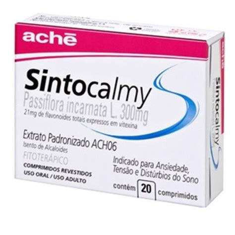 Comprar Sintocalmy 300mg C/20 Comprimidos | Drogaria