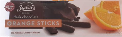 Sweets Dark Chocolate Orange Sticks 105oz Box Ebay