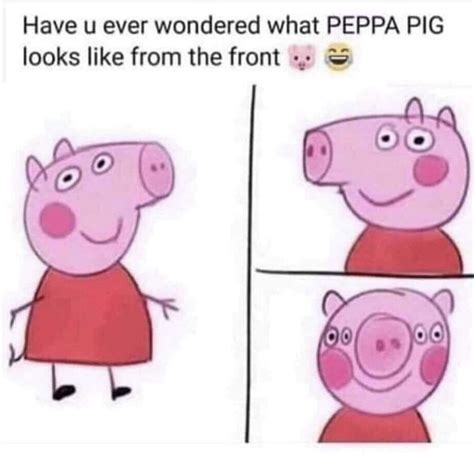 Peppa Pig Humor Peppa Pig Funny Pig Memes Peppa Pig Memes