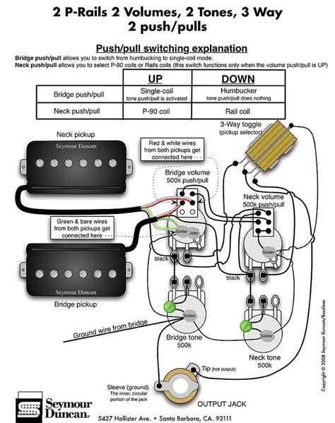 In this post we cover the woodworking, fretwork, and finish. 3 Pickup Les Paul Wiring Diagram - Wiring Diagram And Schematic Diagram Images