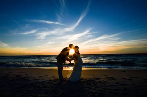 True love sealed with a sunset kiss. Naples beach weddings, destination wedding | Florida beach ...