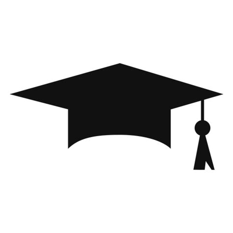 Graduation Cap Silhouette Icon Transparent Png And Svg Vector File