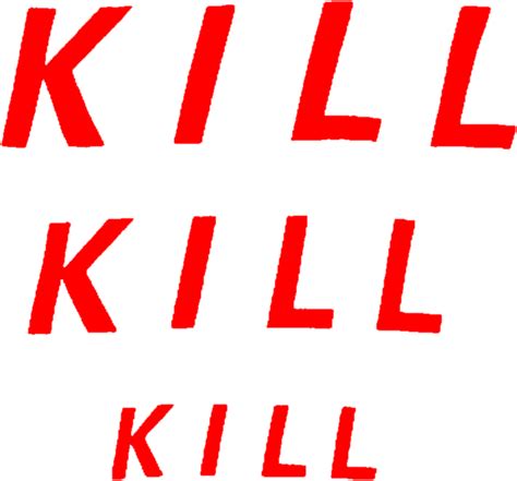 Kill Aesthetic Murder Red Text Sticker By Televisions