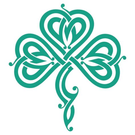 Shamrock Irish Cuttable Design Png Dxf Svg And Eps File For Etsy