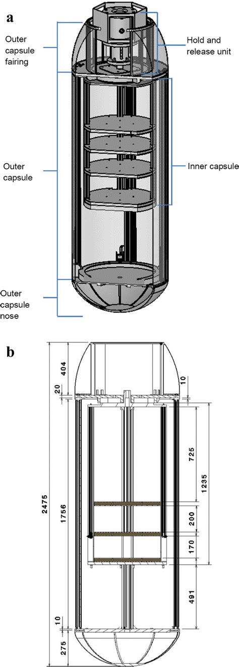A 3d Schematic With Sectional View Of Capsule In Capsule Configuration