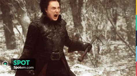 The Sword And The Axe Of The Headless Horseman Christopher Walken In
