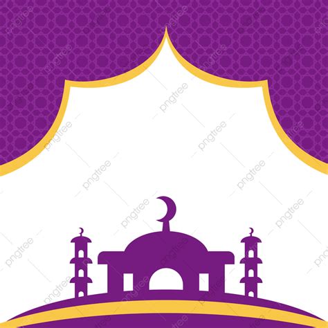 Islamic Silhouette Png Images Islamic Background Frame With Mosque