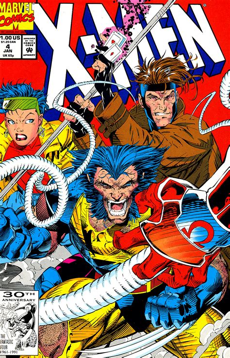 Vintage Collectible 1991 X Men Marvel Comics #4 Comic | Property Room