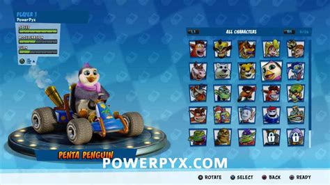 Penta is a speed class character that originated from crash bandicoot: Crash Team Racing Nitro-Fueled All Characters (PS4, Xbox ...