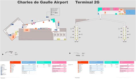 Charles De Gaulle Airport Terminal 2g Map Paris