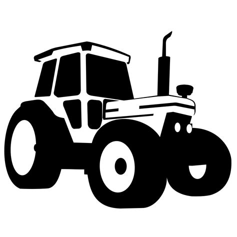 Download Vector for free use: Tractor vector