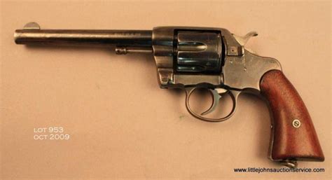 Colt Us Army Model 1894 Da Revolver 38 Cal 6 Barrel Blue Finish