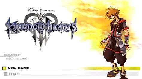 Kingdom Hearts 3 Titlescreen Gameplay Youtube