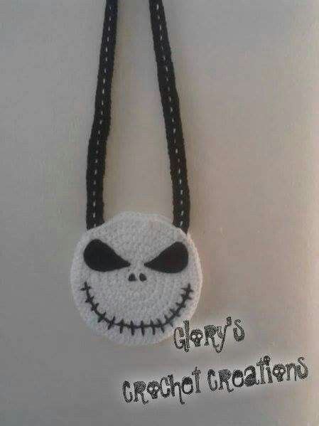 Homemade embroidered jack skeleton security blanket. Nightmare before Christmas Jack Skellington crochet purse ...