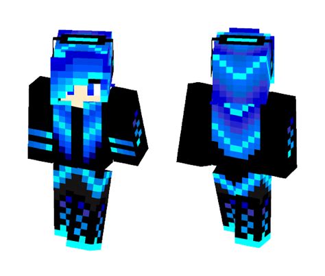 Download Flashy Blue Girl Minecraft Skin For Free Superminecraftskins