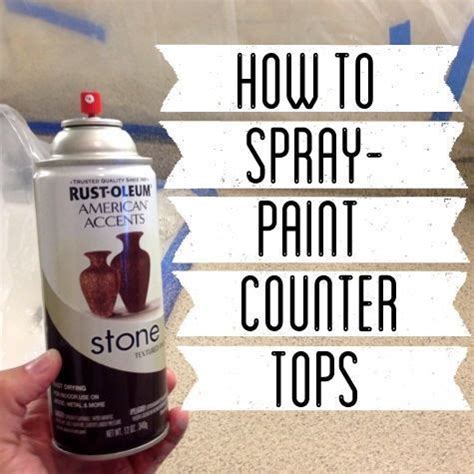Remove the sink, stove and whatever else is going to be in the way. Chalkboard Paint Your Crockpot! | Spray paint countertops ...