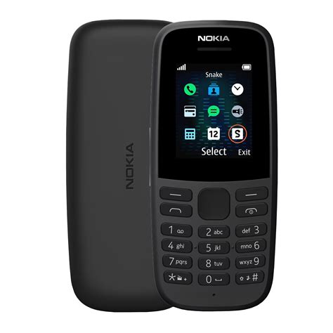 Buy Nokia 105 12astb21a02 4mb 800 Mah Battery Fm Radio Black
