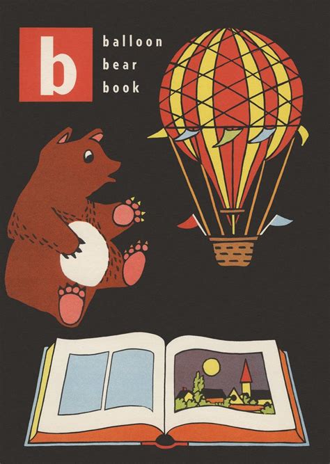 B Is For Balloon Bear Book Posters And Prints By Corbis