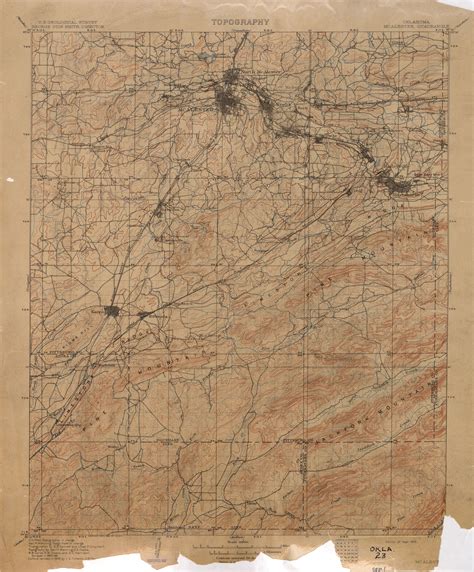 Oklahoma Historical Topographic Maps Perry Castañeda Map Collection