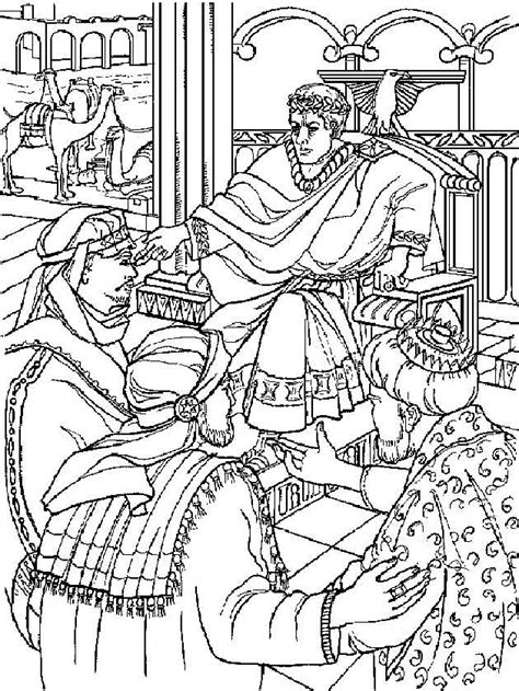 Just click on the link for each image, and you can download a free pdf file to color. Kids-n-fun.com | 31 coloring pages of Bible Christmas Story