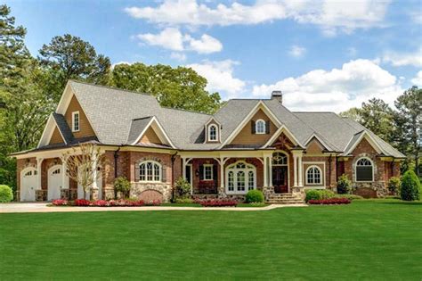Filter by number of garages, bedrooms, baths, foundation type (e.g. Plan 25662GE: Striking One-Story Southern House Plan with ...