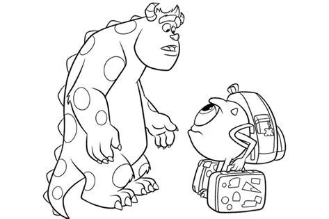 Monsters University Coloring Pages | Disney coloring pages printables