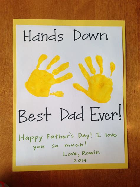 Teach Play Love Easy Homemade Fathers Day Card