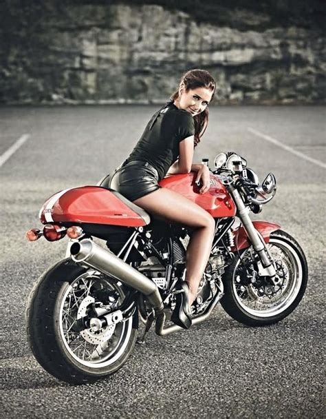 pin on cafe racers girl
