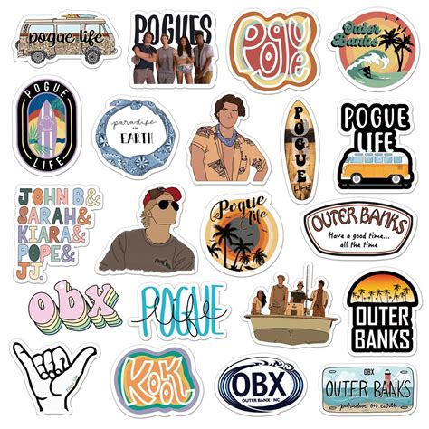 Outer Banks Classic Tv Show Stickers Arothy