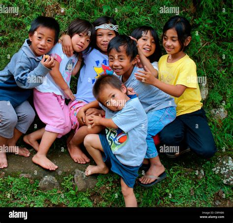 Happy Filipino Children Playing