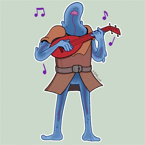 [OC] [ART] [COMM] Plasmoid bard for Spelljammer. : r/DnD